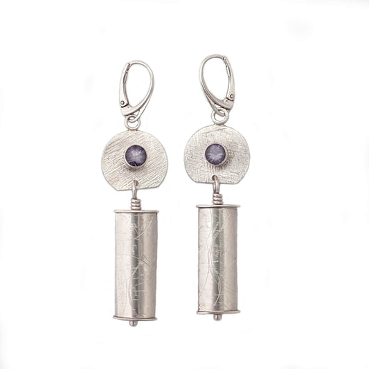 Textured Drop Earrings by Dawn Barile