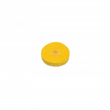 Miniature Yellow Chemkote Buff, 1" x 16 Ply