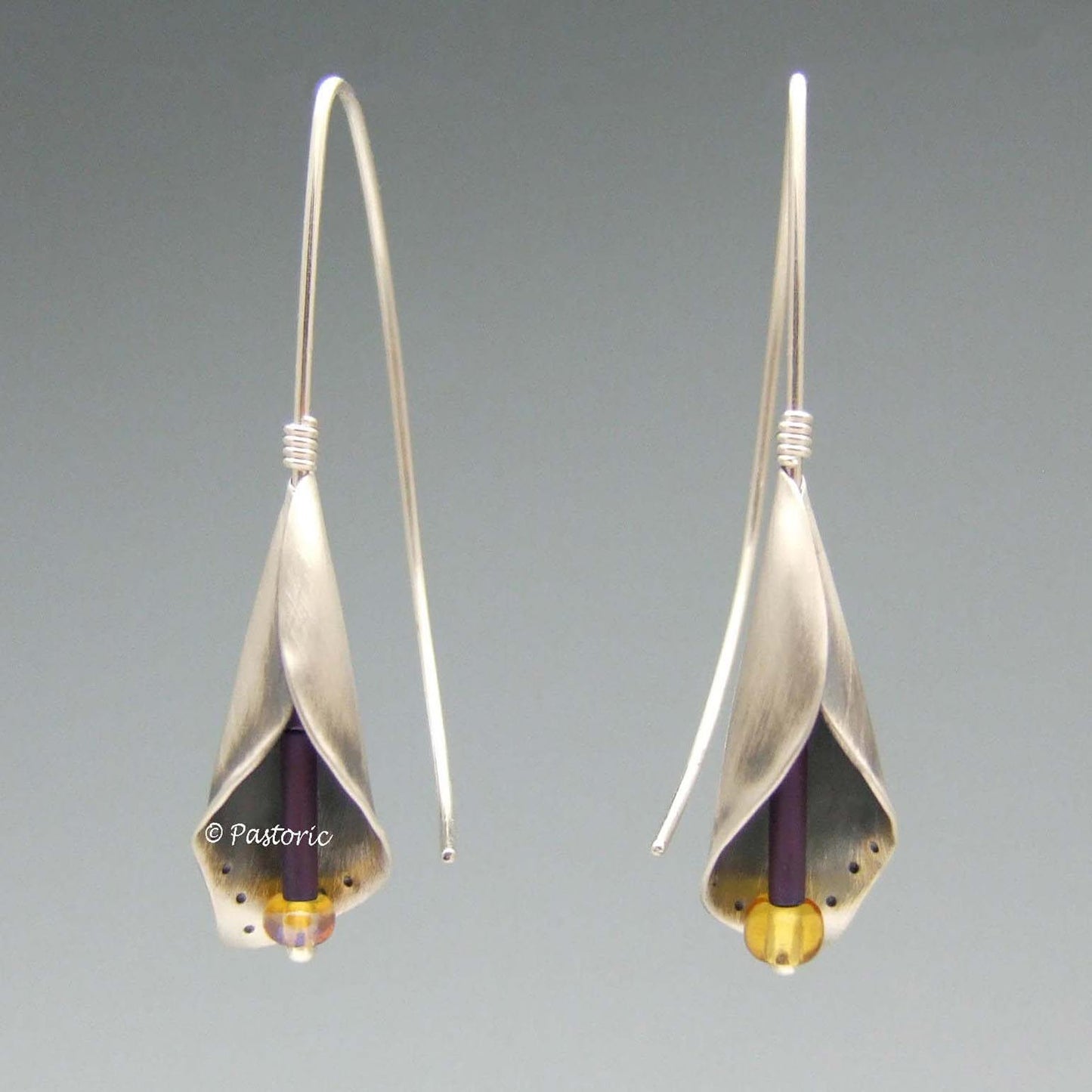 Calla Lilly Earrings by Pamela Pastoric